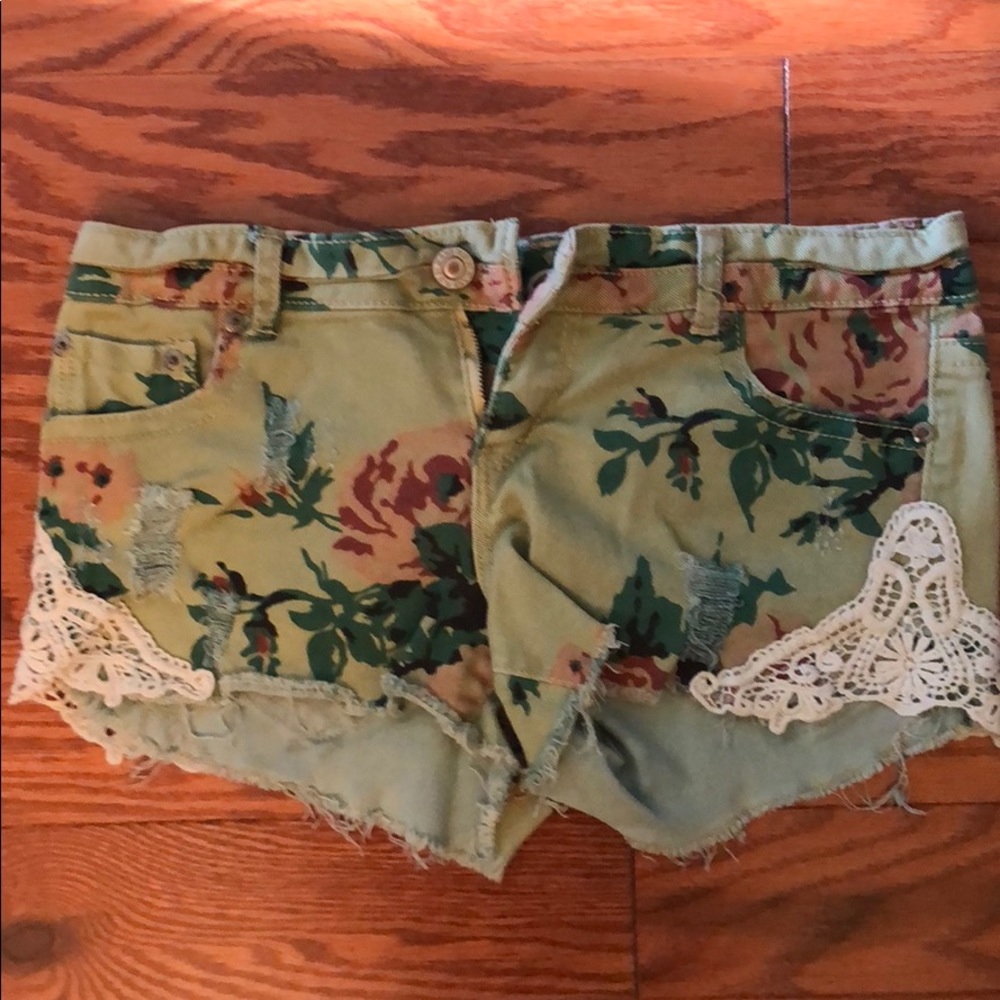 Floral Print Shorts
